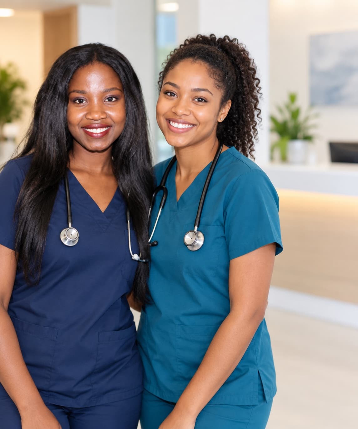 Two nurses from the Star Nursing Agency team